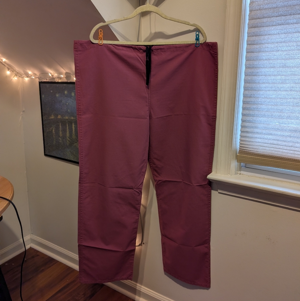 Medline Mauve Unisex Scrub Bottoms Pants